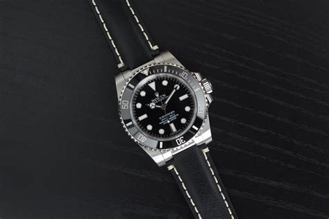 rolex submariner leren band